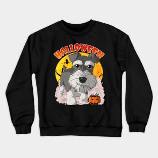 Miniature Schnauzer Halloween Crewneck Sweatshirt